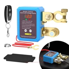 Kill Switch for Car, 12V 240A Remote Battery Disconnect Switch, Car Battery Kill