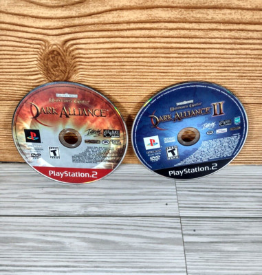 Baldur's Gate: Dark Alliance I &II (Sony PlayStation 2 PS2) Rough Disks - Tested