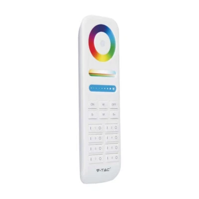 V-TAC VT-2438 Télécommande Sans Fil Pour Contrôleur De Ruban LED RGB+W 8 Zones - Photo 1/4