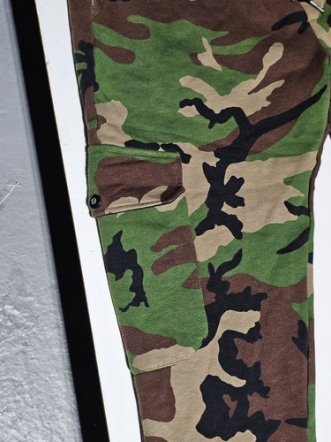 Polo Ralph Lauren Voyager Camo Green Cargo Sweatpants Joggers Men’s Large $248 - Picture 3 of 11