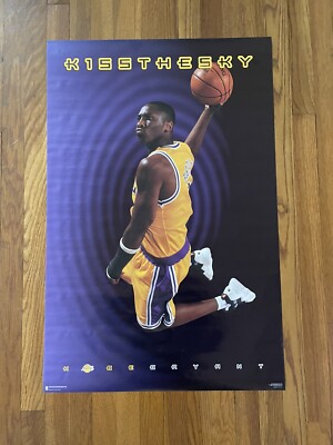 Kobe Bryant Kiss The Sky Poster Los Angeles Lakers Rookie 1996
