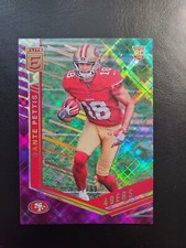 dante pettis 2018 DONRUSS  ELITE  RC 31/99 PURPLE 49ERS