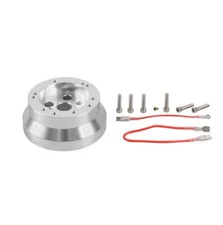 5 & 6 Hole Billet Steering Wheel Hub Adapter for Flaming River Ididit GM Chevy