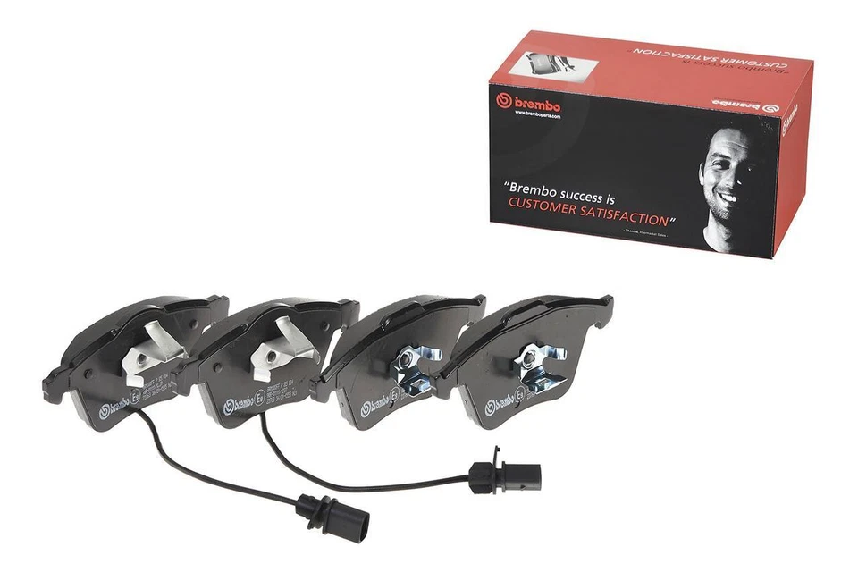 Brembo P85084 Low-Met Front Disc Brake Pad Set for 2005-2011 Audi A6 Quattro — 第 2/4 张图片