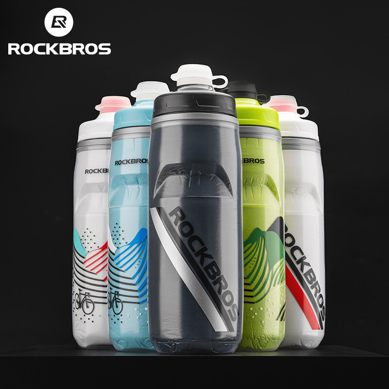 Borraccia Termica ROCKBROS 620ml - Per Bici, Sport, Isolamento A 3 Strati, Senza BPA - Foto 2
