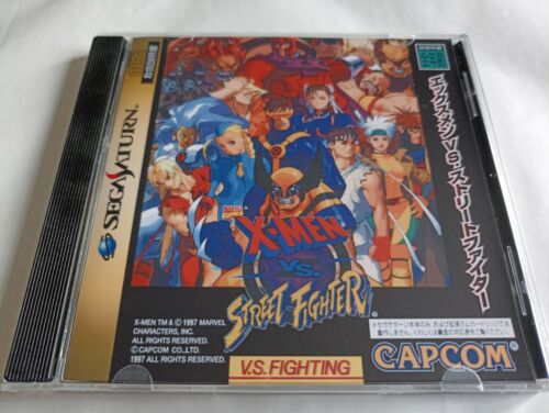 SEGA Saturn X-MEN VS Street Fighter cover and case replacement - Photo 1/7