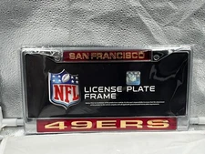 San Francisco 49ers NFL Laser Cut License Plate Frame Wincraft