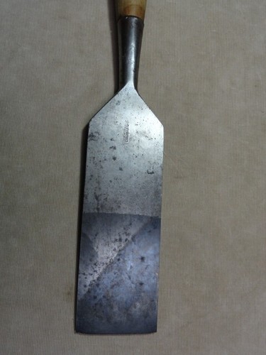 3 1/2" T.H. Witherby Slick Timber Frame Heavy Framing Socket Mortise Chisel NICE - Picture 13 of 24