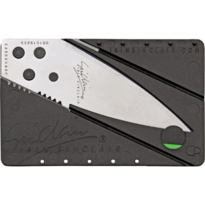 Cardsharp Credit Card Safety Knife  IS1 Black polypropylene plastic body me