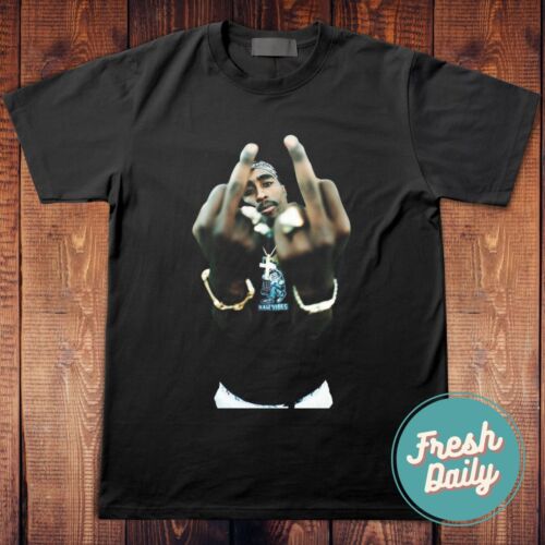 Tupac Shakur T Shirt 2Pac Tee Tupac Merch - Afbeelding 1 van 4