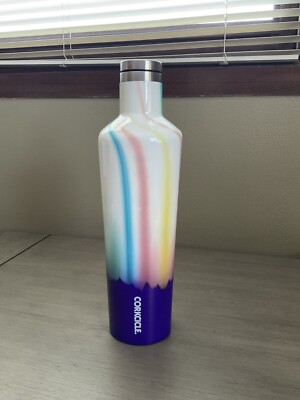 Corkcicle 25 Oz Hot/Cold Water Canteen Hydration Bottle, 11 7/8'' Northern Lights