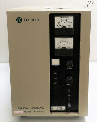N 16483 PRE-TECH FINESONIC GEN 200VAC 430W 1500KHZ 1 PHASE 1.2KVA PT