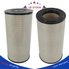 2 X Engine Air Filter for Western Star Peterbilt Kenworth RS3534 AF25248 46863