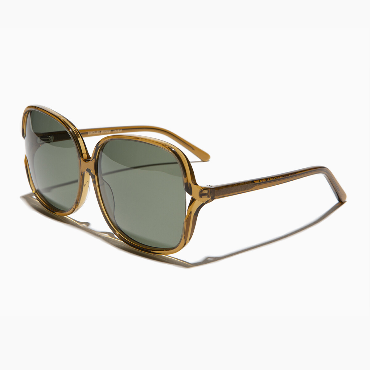 Oversized Square Polarized Sunglasses with Acetate Frame CELINE EYEWEAR Oversized square-frame acetate sunglasses  main image 4