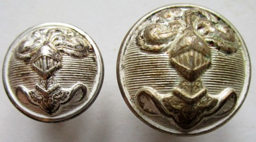 Lot de 2 Boutons de Porte Vintage - 25 x 74 mm, Rond, Poignées
