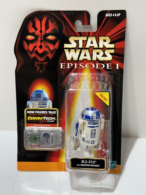 Star Wars Episode 1 R2-D2 Talking Action Figure with CommTech Chip New 1998