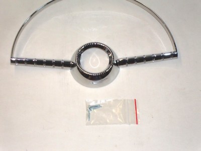 Chrome Trim Ends For 1955 Ford Steering Wheel Horn Ring – B5A-3650-PR