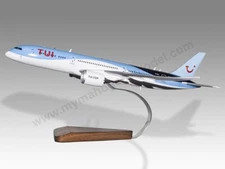 Boeing 787-9 Dreamliner TUI Desk Wood Airplane New Model Large Scale 1/144