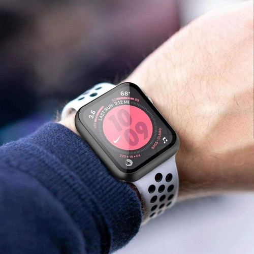 Futerał ochronny 2x do Apple Watch Series 7/8/9/10 ✅ Display Case 9H szkło 41mm 45mm - Zdjęcie 7 z 14