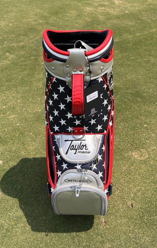 TaylorMade Golf LIMITED EDITION 125th U.S. Open Staff Bag COLOR: Red/White/Blue - Picture 3 of 7