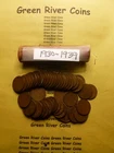 1930 to 1939 PDS  Lincoln Cent Roll  #F07  Circulated Coins Includes all dates