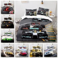 Racing Cars/Sports/Duvet Cover/Double-sided Pillowcase/Boys Gift/Bedding Set