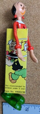 Vintage New 1978 Bendable Popeye Olive Oyl Figure RARE NIB