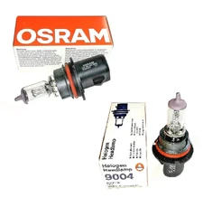 PAIR Halogen Headlight Bulbs High & Low Beam SYLVANIA OSRAM 9004 HB1 (Germany)