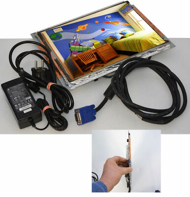 30cm 12'' SMALL TFT OPEN FRAME DISPLAY WITH 12 VOLT POWER ONLY NEEDS 10WATTS M11