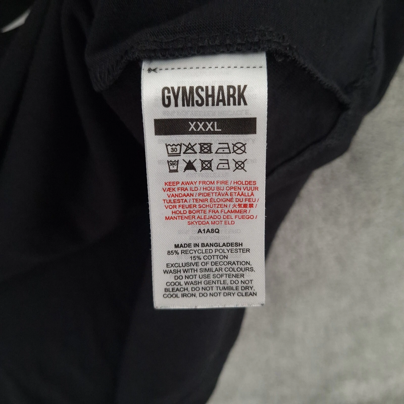 gymshark sleeveless running active training logo tank-top
