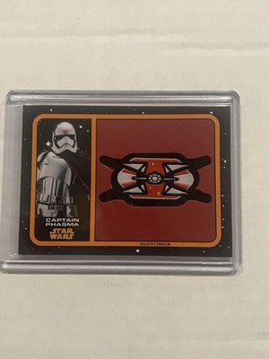 2017 Star Wars Journey to The Last Jedi Galactic Patch MP-CP Phasma Orange /99