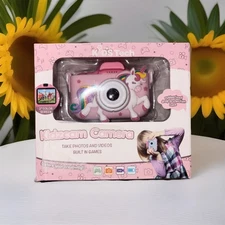 Vivitar Kidstech KidzCam Pink Unicorn Photos & Video Rubberized Case Kids Tech