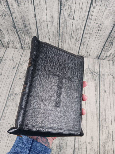 1957 The Holy Bible New Catholic Edition Illustrated Leather Confraternity Ed. - Foto 2 di 24