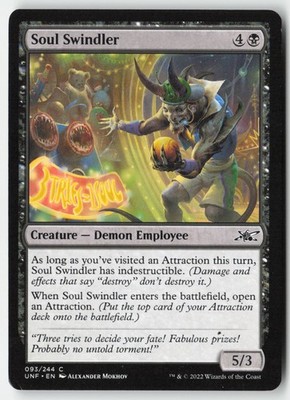 MTG - Soul Swindler #93 - Regular - UNF Unfinity