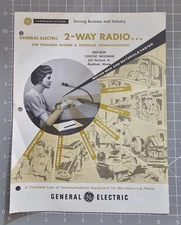 GE General Electric 2 Way Radio, Paging & Vehicular Communications  Brochure