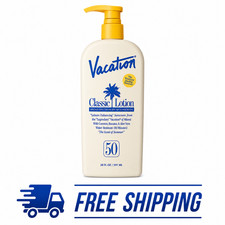 Vacation Classic Lotion SPF 50 Sunscreen 20oz Broad Spectrum Water Resistant