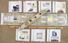 "Normandie"   "Take-to-pieces" Model, Plus Cabin Class Deck Plans