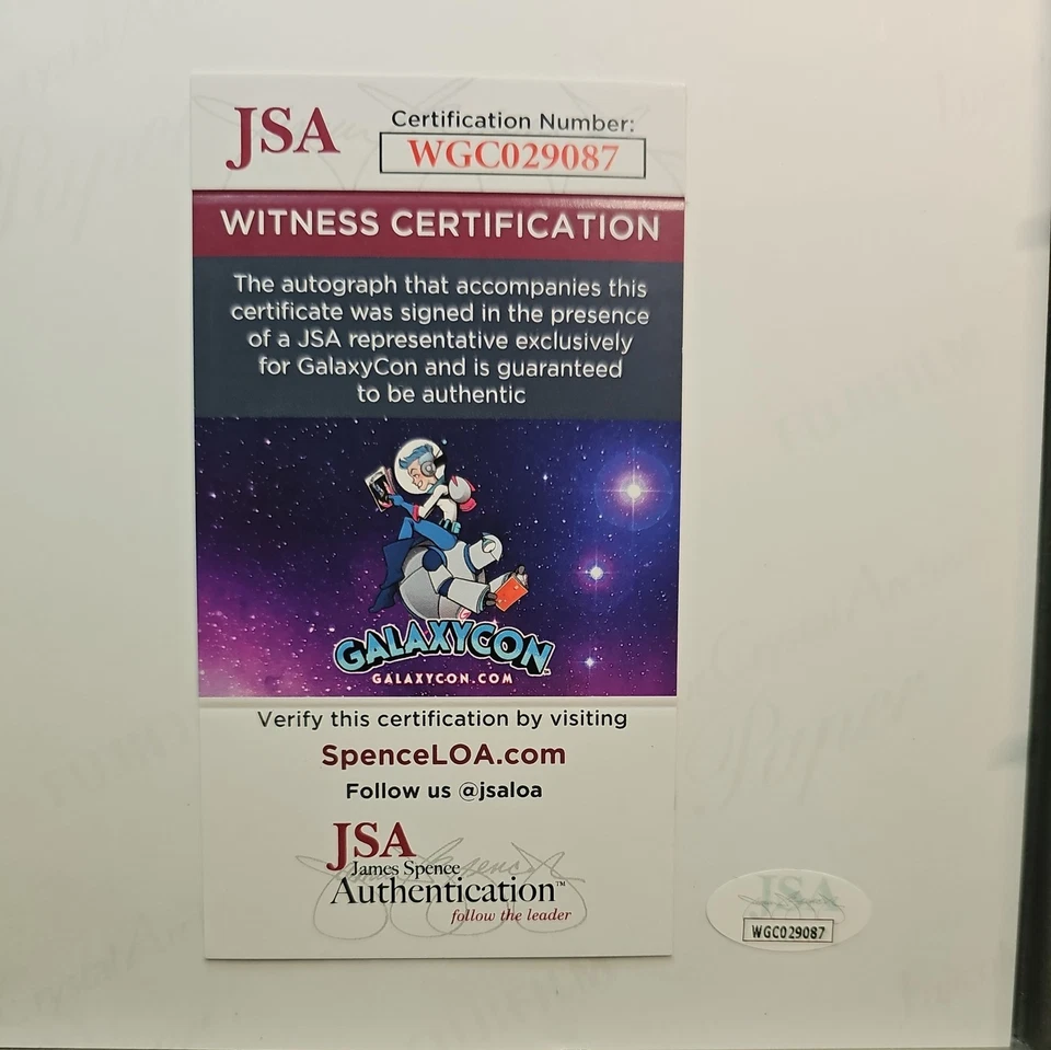 Jujutsu Kaisen Photo Cast 8x12 com QUAD AUTO com JSA - Imagem 2 de 2