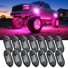 LED Rock Lights for Trucks 14 Pods,RGB Rocklights with App  Remote Control, ...