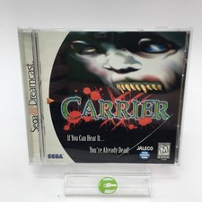 Carrier (Sega Dreamcast, 2000) Complete in Box CIB w Registration Card