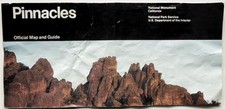 PINNACLES NATIONAL MONUMENT, California - 1985 Visitor Map & Guide