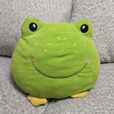 Goffa Frog Plush Pillow Soft Green Stuffed Animal Cute Decor