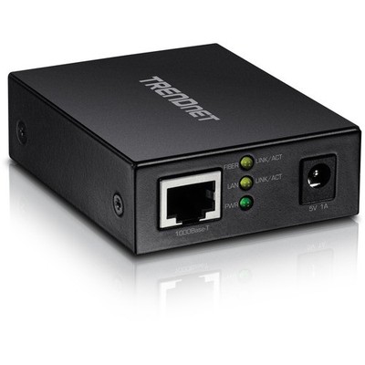 TRENDnet 1000BASE-T to SFP Fiber Media Converter; Gigabit Ethernet to SFP Media