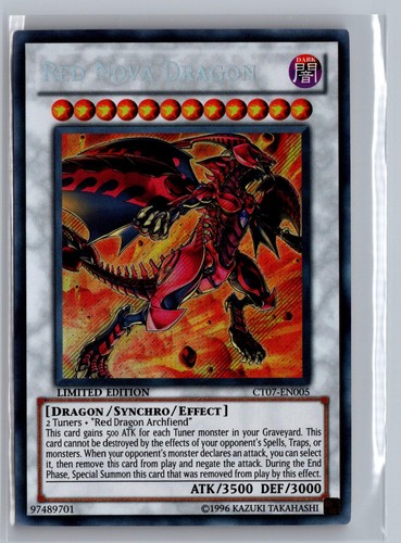 Red Nova Dragon CT07-EN005 YuGiOh Collectible Tins 2010 card