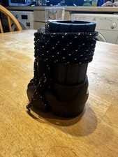 Windsurf Rod Base Mount Adapter with rope, Windsurfing Mast Extension Rod Base