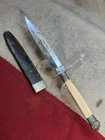 Rare Civil War Officer’s Etched Blade Presentation Dagger G. Woodhead Sheffield