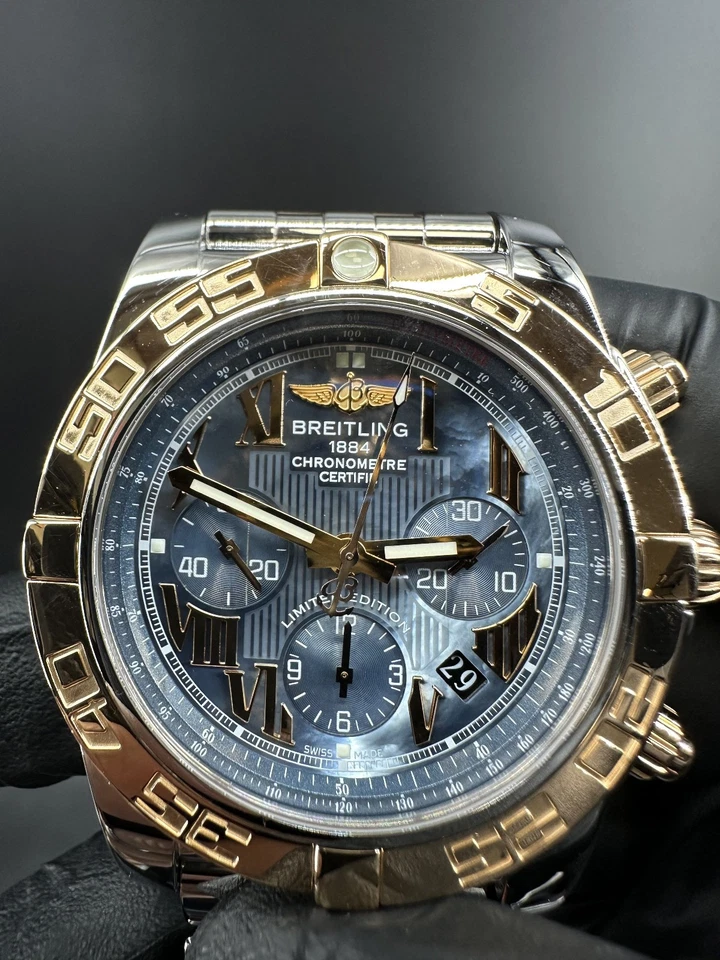 Limited Edition Breitling Chronomat 44 CB0110 – Stainless Steel & 18K Rose Gold - Image 2 of 4