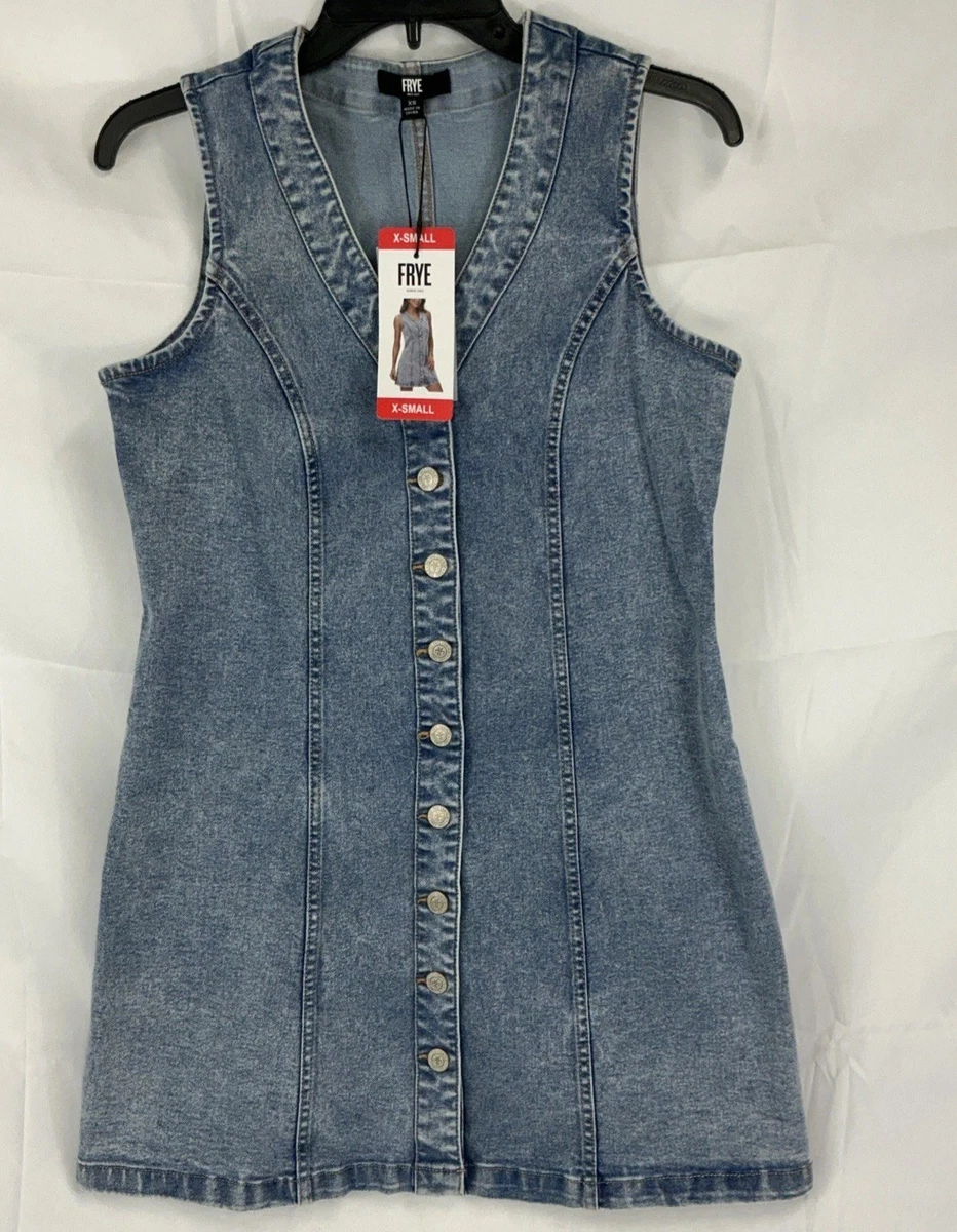 Denim Above Knee, Mini Solid Sleeveless Dresses for Women for sale | eBay