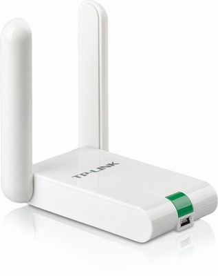 TP-LINK N300 WLAN High Gain USB Adapter 300 Mbps USB 2.0 Weiß Mini-USB NEU OVP