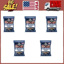 5Pack 100% All-Natural Hardwood Hickory Blend BBQ Grilling Pellets, 20 Pound Bag